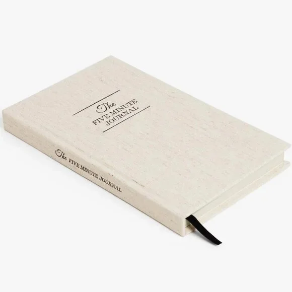 NEW INTELLIGENT CHANGES The Five Minute Journal Hardcover Beige Daily - Picture 2 of 13